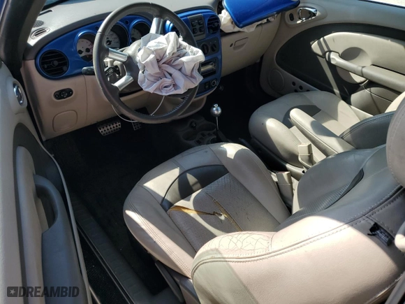 2005 Chrysler PT Cruiser GT with VIN 3C3AY75S05T605621, listed as a Copart auction lot 51483415 with 74,678 mi miles and Salvage Title. Bid and sale history available at carsss.com. Image 8.