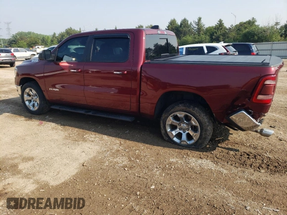 2019 Ram 1500 Big Horn z VIN 1C6SRFFT8KN614181, wystawiony jako Copart lot #59355085 z przebiegiem 125 995 mil mil oraz Szkoda całkowita • Salvage title. Historia ofert i sprzedaży dostępna na DreamBid. Obrazek 2.