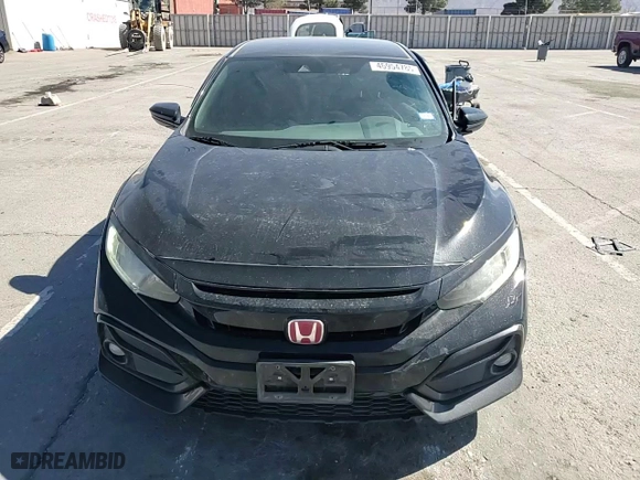 2021 Honda Civic Hatchback Sport with VIN SHHFK7H44MU210949, listed as a Copart auction lot 46954785 with 55,321 mi miles and Salvage Title. Bid and sale history available at carsss.com. Image 11.