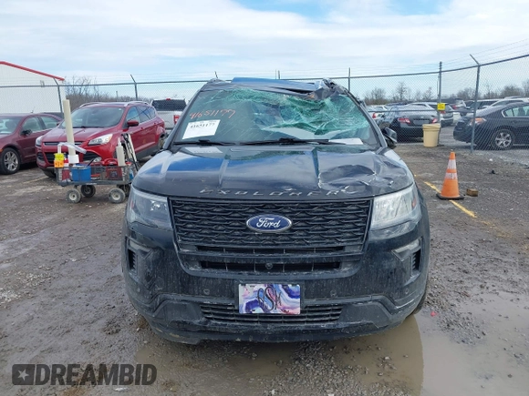 2019 Ford Explorer Sport with VIN 1FM5K8GTXKGA04769, listed as a IAAI auction lot 41651177 with 82,801 mi miles and . Bid and sale history available at DreamBid. Image 12.