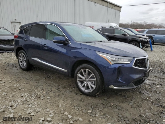 2024 Acura RDX w/Technology Package with VIN 5J8TC2H57RL017925, listed as a Copart auction lot 47653855 with 6,407 mi miles and Salvage Title. Bid and sale history available at carsss.com. Image 4.