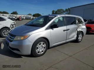 2012 Honda Odyssey LX with VIN 5FNRL5H22CB134614, listed as a Copart auction lot 50436565 with 122,219 mi miles and Salvage Title. Bid and sale history available at carsss.com. Image 1.
