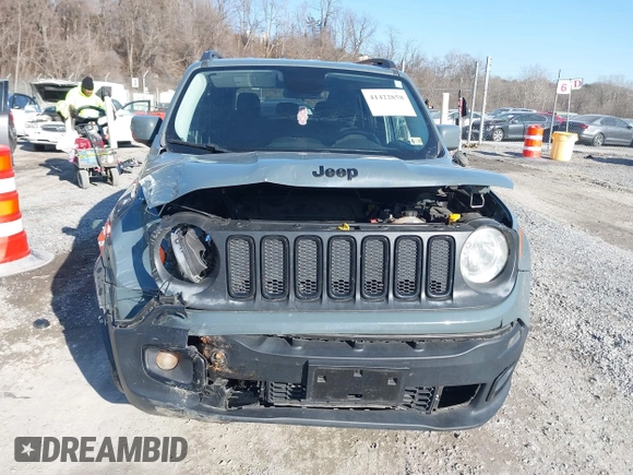 2017 Jeep Renegade Latitude with VIN ZACCJABB6HPG60211, listed as a IAAI auction lot 41422858 with 64,122 mi miles and . Bid and sale history available at DreamBid. Image 12.