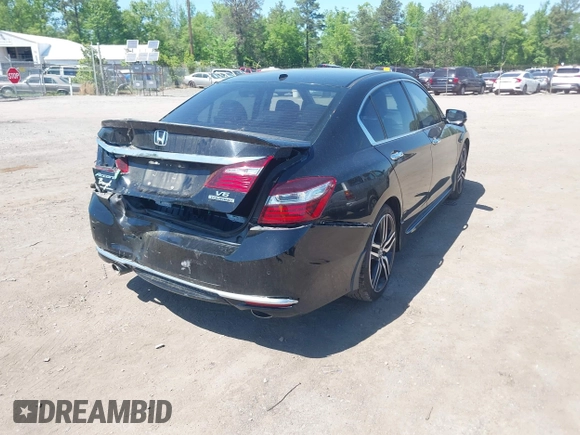 2016 Honda Accord Touring with VIN 1HGCR3F93GA036152, listed as a IAAI auction lot 42134354 with 233,311 mi miles and . Bid and sale history available at DreamBid. Image 4.