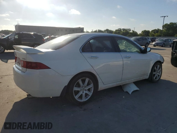 2004 Acura TSX w/Navigation with VIN JH4CL969X4C021469, listed as a Copart auction lot 60602785 with 201,623 mi miles and Salvage title. Bid and sale history available at DreamBid. Image 3.