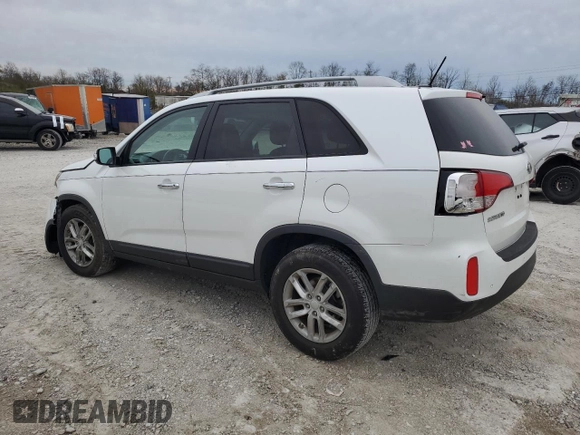 2015 Kia Sorento LX with VIN 5XYKT4A63FG652270, listed as a Copart auction lot 80194474 with 202,765 mi miles and Non Repairable. Bid and sale history available at DreamBid. Image 2.