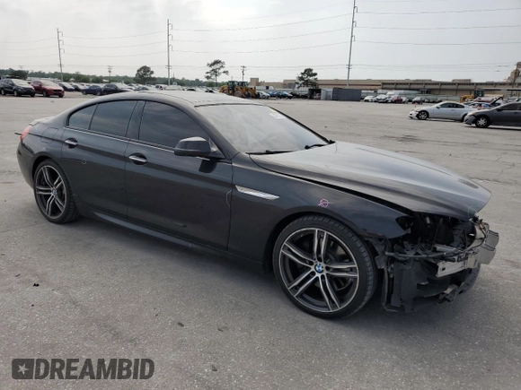 2018 BMW 6 Series 640i with VIN WBA6D0C52JG852944, listed as a Copart auction lot 54681154 with 111,650 mi miles and Salvage Title. Bid and sale history available at carsss.com. Image 4.