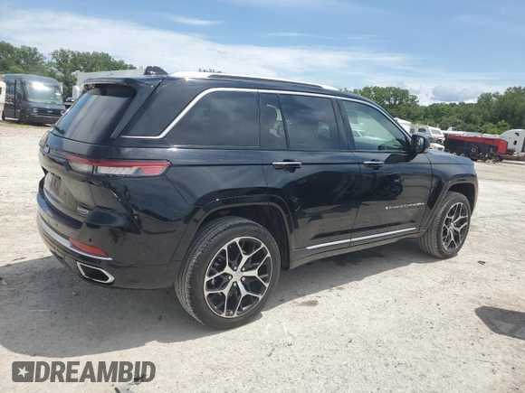 2022 Jeep Grand Cherokee Summit Reserve with VIN 1C4RJHETXN8503565, listed as a Copart auction lot 63758425 with 57,598 mi miles and Salvage title. Bid and sale history available at DreamBid. Image 3.