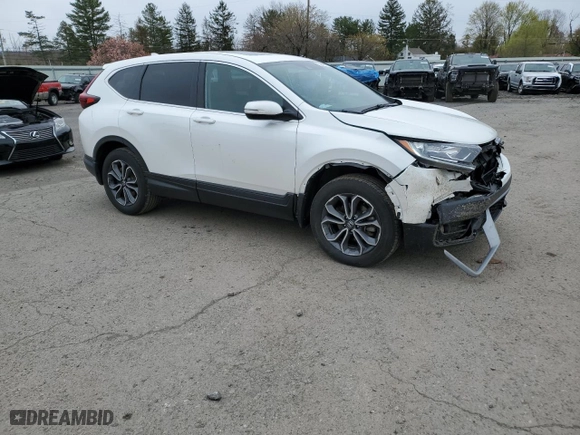 2022 Honda CR-V EX-L with VIN 2HKRW2H89NH659622, listed as a Copart auction lot 52549705 with 40,645 mi miles and Salvage Title. Bid and sale history available at carsss.com. Image 4.