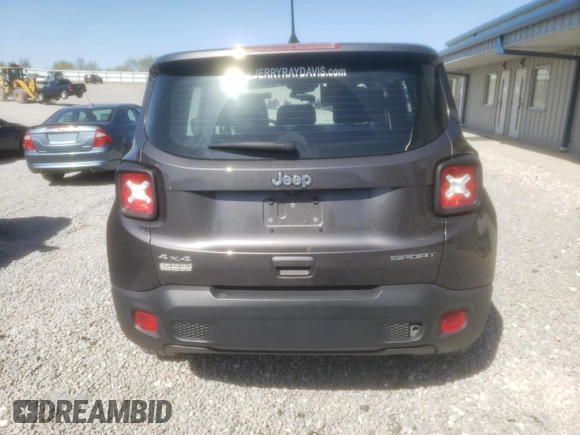 2020 Jeep Renegade Jeepster with VIN ZACNJBAB2LPL47422, listed as a Copart auction lot 53152315 with 24,682 mi miles and Salvage title. Bid and sale history available at DreamBid. Image 6.