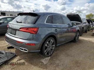 2018 Audi SQ5 Premium Plus with VIN WA1A4AFY3J2015507, listed as a Copart auction lot 75185954 with 71,386 mi miles and Salvage Title. Bid and sale history available at DreamBid. Image 3.