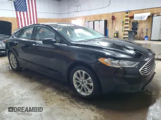 2020 Ford Fusion SE with VIN 3FA6P0HD2LR179956, listed as a Copart auction lot 53615335 with 42,043 mi miles and Salvage Title. Bid and sale history available at carsss.com. Image 4.