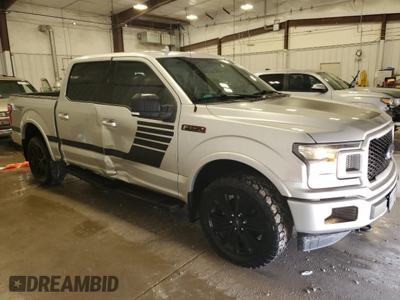2018 Ford F-150 XL with VIN 1FTEW1EG8JFE21737, listed as a Copart auction lot 50178155 with 84,937 mi miles and Non Repairable. Bid and sale history available at carsss.com. Image 4.