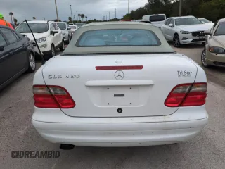 2000 Mercedes-Benz CLK 320/430 with VIN WDBLK70G2YT034673, listed as a Copart auction lot 74668434 with Not Provided miles and Salvage Title. Bid and sale history available at DreamBid. Image 6.