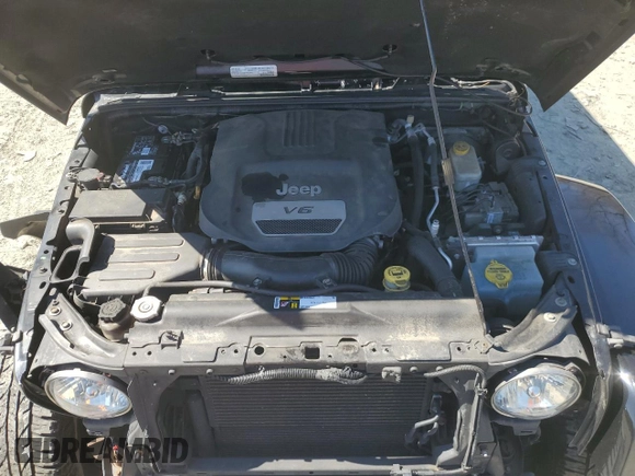 2016 Jeep Wrangler Unlimited 75th Anniversary with VIN 1C4BJWEGXGL304931, listed as a Copart auction lot 50944745 with 124,941 mi miles and Salvage Title. Bid and sale history available at carsss.com. Image 12.