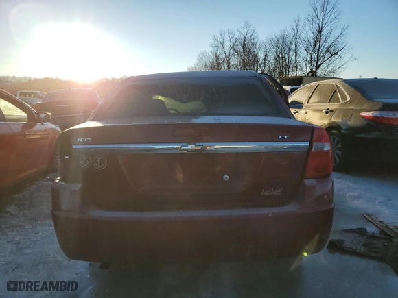 2006 Chevrolet Malibu LT w/0LT with VIN 1G1ZT51FX6F197191, listed as a Copart auction lot 88780795 with 160,808 mi miles and Salvage Title. Bid and sale history available at carsss.com. Image 6.