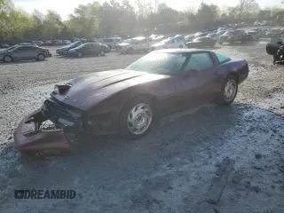 1993 Chevrolet Corvette with VIN 1G1YY23P3P5109106, listed as a Copart auction lot 53543765 with 37,828 mi miles and Salvage Title. Bid and sale history available at carsss.com. Image 1.