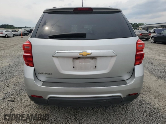 2017 Chevrolet Equinox LT with VIN 2GNALCEK0H1500481, listed as a Copart auction lot 52915195 with 129,023 mi miles and Salvage Title. Bid and sale history available at DreamBid. Image 6.