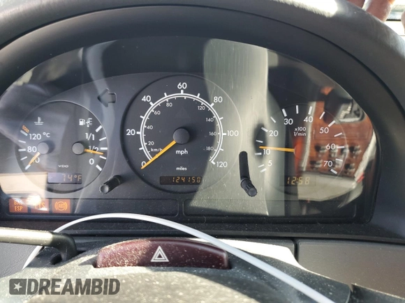 1999 Mercedes-Benz M-Class with VIN 4JGAB54E6XA117647, listed as a Copart auction lot 77284714 with 124,150 mi miles and Clean Title. Bid and sale history available at carsss.com. Image 9.