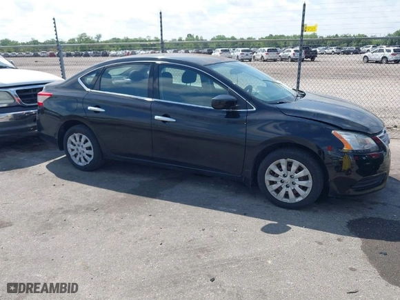 2014 Nissan Sentra SV with VIN 3N1AB7AP1EY287965, listed as a IAAI auction lot 42077761 with 98,271 mi miles. Bid and sale history available at carsss.com. Image 1.