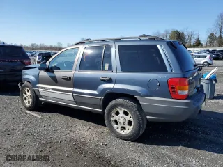 2001 Jeep Grand Cherokee Laredo with VIN 1J4GW48N81C618889, listed as a Copart auction lot 61626534 with 0 mi miles and Salvage Title. Bid and sale history available at carsss.com. Image 2.
