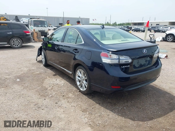 2010 Lexus HS 250h with VIN JTHBB1BA9A2026888, listed as a IAAI auction lot 41885871 with 89,842 mi miles and . Bid and sale history available at DreamBid. Image 3.