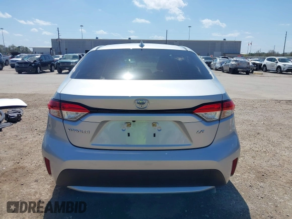 2020 Toyota Corolla LE with VIN JTDEPRAE0LJ114241, listed as a IAAI auction lot 41762404 with 44,571 mi miles. Bid and sale history available at carsss.com. Image 17.