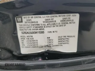 2005 Hummer H2 SUV with VIN 5GRGN23UX5H115383, listed as a Copart auction lot 71682984 with 157,405 mi miles and Salvage Title. Bid and sale history available at carsss.com. Image 14.
