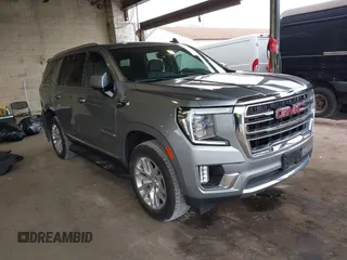 2023 GMC Yukon SLT with VIN 1GKS2BKD4PR179121, listed as a IAAI auction lot 41942990 with 29,774 mi miles. Bid and sale history available at carsss.com. Image 1.