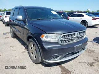 2014 Dodge Durango SXT with VIN 1C4RDHAG3EC594529, listed as a IAAI auction lot 42177560 with 194,036 mi miles and . Bid and sale history available at carsss.com. Image 1.