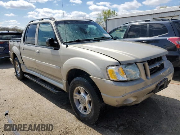2005 Ford Explorer Sport Trac XLS with VIN 1FMDU77K35UA00852, listed as a Copart auction lot 52209715 with 247,583 mi miles and Salvage title. Bid and sale history available at DreamBid. Image 4.