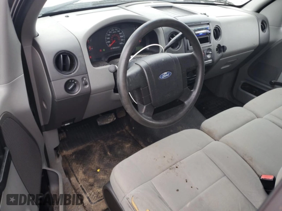 2008 Ford F-150 XL with VIN 1FTRF12268KB54772, listed as a Copart auction lot 52287165 with 168,227 mi miles and Non repairable. Bid and sale history available at DreamBid. Image 8.