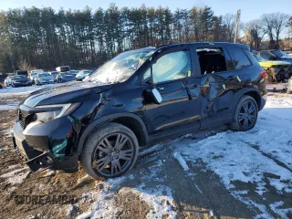 2020 Honda Passport EX-L z VIN 5FNYF8H57LB019912, wystawiony jako Copart lot #87804685 z przebiegiem 44 692 mil mil oraz Szkoda całkowita • Salvage title. Historia ofert i sprzedaży dostępna na DreamBid. Obrazek 1.