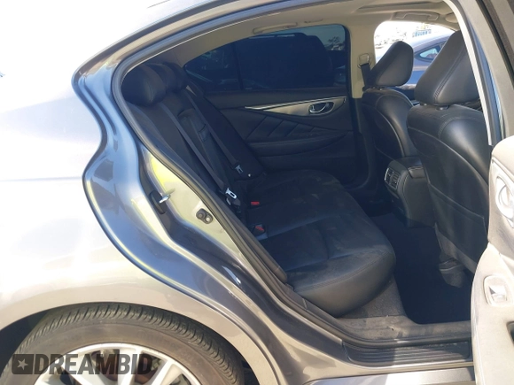 2017 Infiniti Q50 Signature Edition with VIN JN1EV7APXHM742747, listed as a IAAI auction lot 41278752 with 49,739 mi miles and . Bid and sale history available at DreamBid. Image 8.