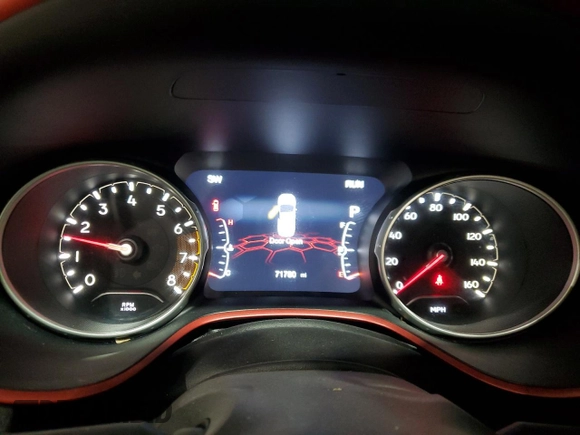 2019 Jeep Compass Trailhawk with VIN 3C4NJDDB5KT799253, listed as a Copart auction lot 45333085 with 71,780 mi miles and Salvage Title. Bid and sale history available at carsss.com. Image 9.