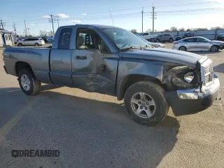 2005 Dodge Dakota SLT with VIN 1D7HE42KX5S314234, listed as a Copart auction lot 46480855 with 135,341 mi miles and Salvage Title. Bid and sale history available at carsss.com. Image 4.