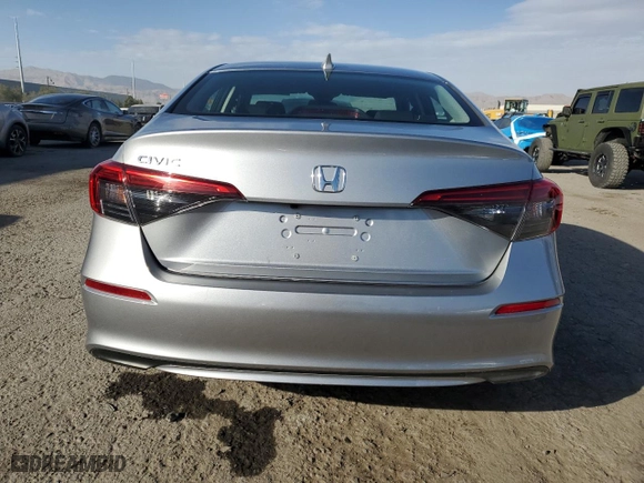 2023 Honda Civic Sedan LX with VIN 2HGFE2F29PH542401, listed as a Copart auction lot 76079854 with 17,879 mi miles and Salvage Title. Bid and sale history available at carsss.com. Image 6.