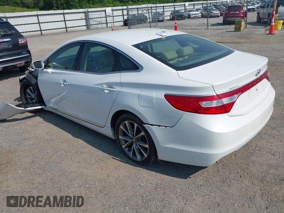 2015 Hyundai Azera z VIN KMHFG4JG3FA447672, wystawiony jako IAAI lot #42474930 z przebiegiem 125 425 mil mil oraz . Historia ofert i sprzedaży dostępna na DreamBid. Obrazek 3.