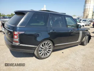 2015 Land Rover Range Rover Autobiography with VIN SALGV2TF8FA216928, listed as a Copart auction lot 69661193 with Not provided miles and . Bid and sale history available at DreamBid. Image 3.
