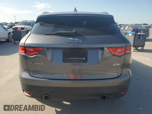 2017 Jaguar F-Pace 35t R-Sport with VIN SADCL2BV7HA492920, listed as a Copart auction lot 53532875 with 132,746 mi miles and Clean title. Bid and sale history available at DreamBid. Image 6.