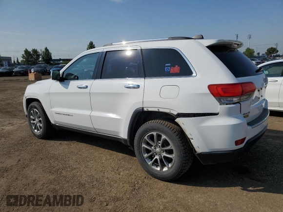 2014 Jeep Grand Cherokee Limited with VIN 1C4RJFBG4EC375106, listed as a Copart auction lot 59998345 with 209,174 mi miles and Salvage title. Bid and sale history available at DreamBid. Image 2.