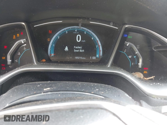2017 Honda Civic Sedan EX-T with VIN 19XFC1F30HE013214, listed as a IAAI auction lot 41931716 with 185,215 mi miles. Bid and sale history available at carsss.com. Image 7.