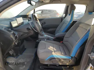 2021 BMW i3 with VIN WBY8P2C03M7K07077, listed as a Copart auction lot 63186024 with 6,381 mi miles and Salvage Title. Bid and sale history available at carsss.com. Image 7.