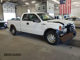 2010 Ford F-150 XL with VIN 1FTEX1CW7AKE77618, listed as a Copart auction lot 55766385 with 190,327 mi miles and Salvage title. Bid and sale history available at DreamBid. Image 4.