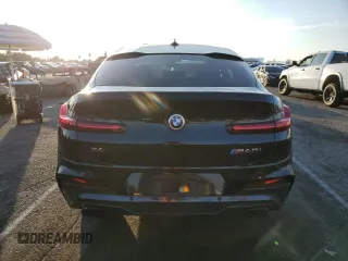 2020 BMW X4 M40i with VIN 5UX2V5C0XL9B53828, listed as a Copart auction lot 43190795 with 55,374 mi miles and Salvage title. Bid and sale history available at DreamBid. Image 6.