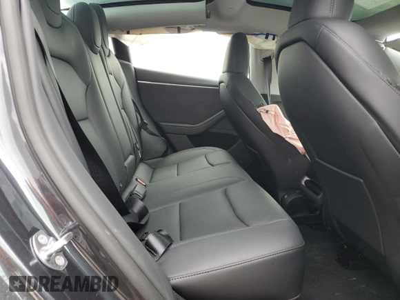 2025 Tesla Model 3 Long Range with VIN 5YJ3E1EB3SF975742, listed as a Copart auction lot 53003905 with 639 mi miles and Salvage title. Bid and sale history available at DreamBid. Image 10.