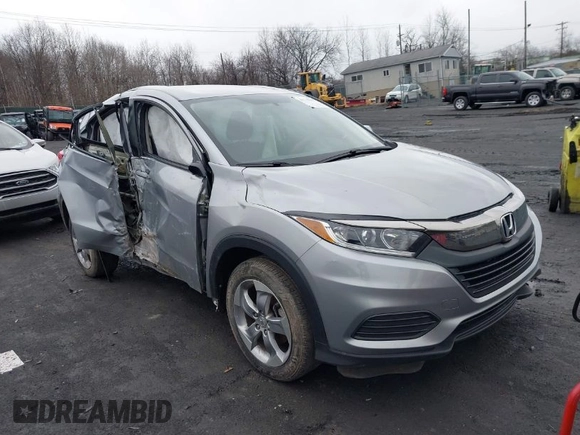 2021 Honda HR-V LX with VIN 3CZRU6H30MM705682, listed as a IAAI auction lot 41739047 with 38,739 mi miles. Bid and sale history available at carsss.com. Image 1.
