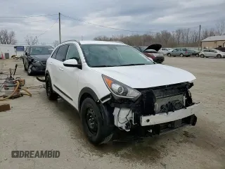 2018 Kia Niro LX with VIN KNDCB3LC2J5135726, listed as a Copart auction lot 50879125 with 95,576 mi miles and Salvage Title. Bid and sale history available at carsss.com. Image 14.