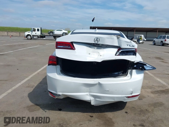 2016 Acura TLX V6 with VIN 19UUB2F30GA003060, listed as a IAAI auction lot 41901259 with 107,547 mi miles. Bid and sale history available at carsss.com. Image 16.