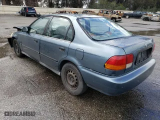 1996 Honda Civic DX with VIN 2HGEJ6621TH525813, listed as a Copart auction lot 48151765 with 229,339 mi miles and Salvage Title. Bid and sale history available at carsss.com. Image 2.